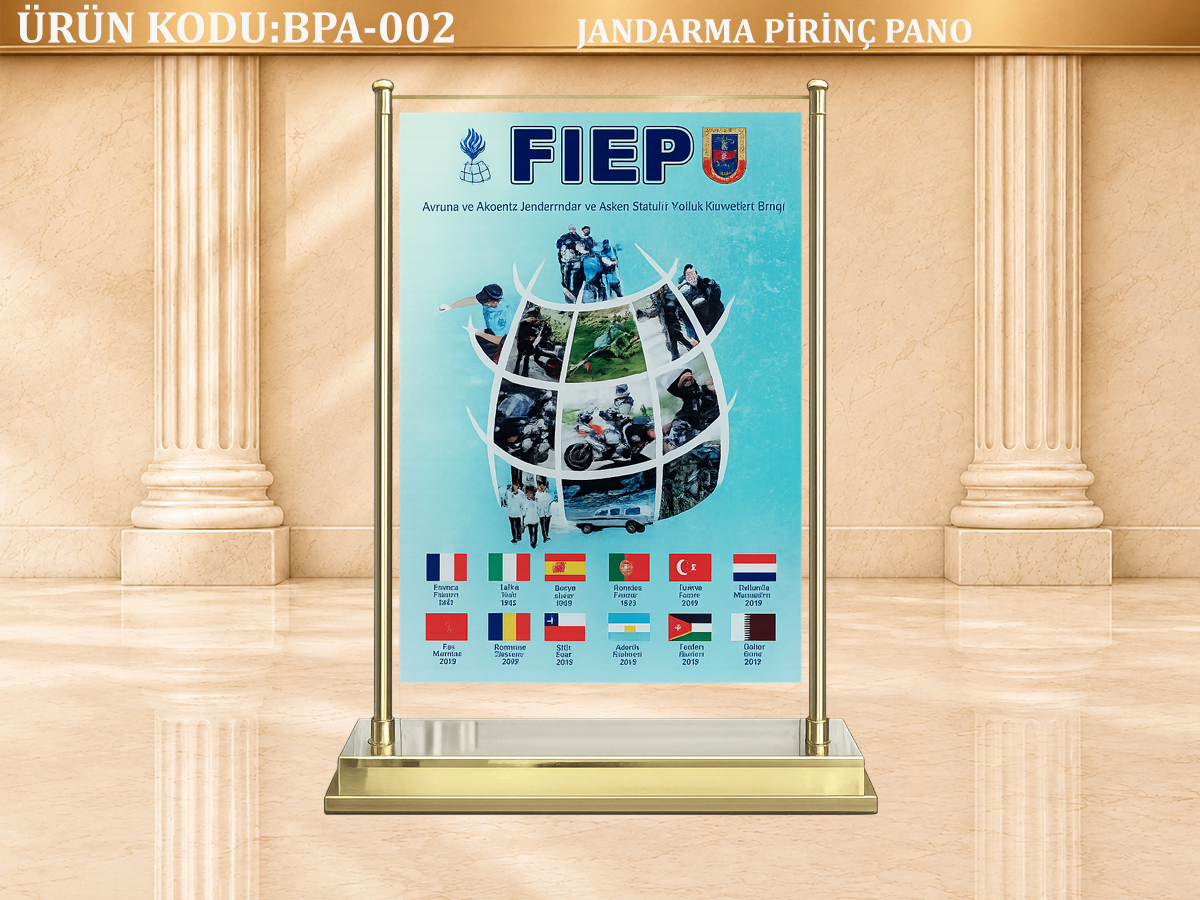 JANDARMA PİRİNÇ PANO