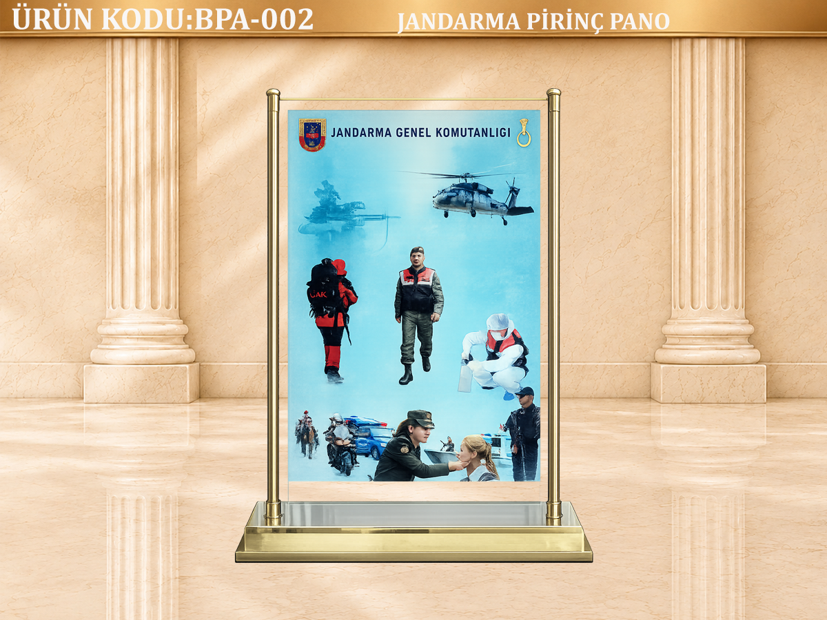 JANDARMA PİRİNÇ PANO