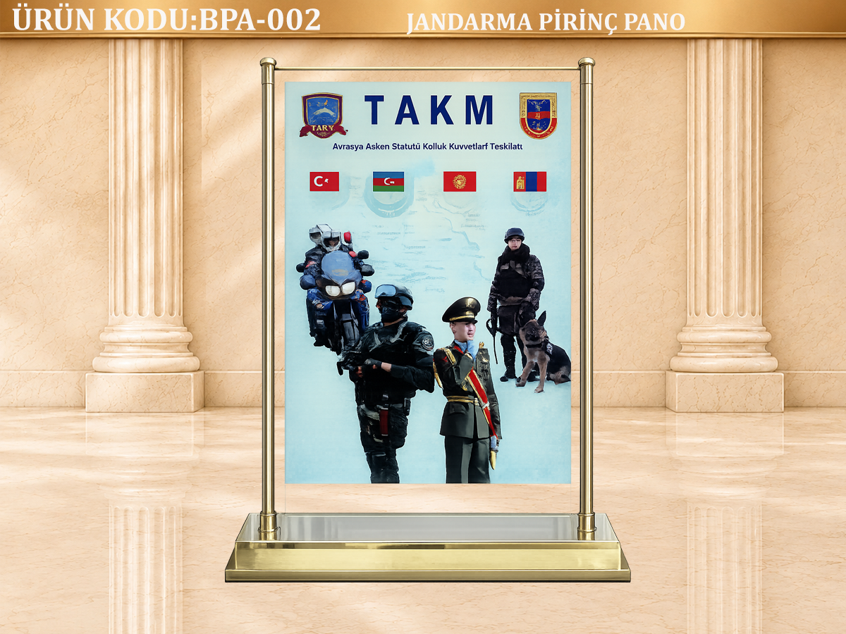 JANDARMA PİRİNÇ PANO