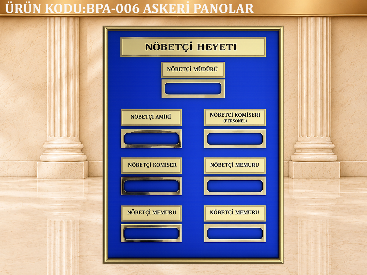 ASKERİ PANOLAR